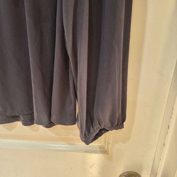 Loft Women's Gray Poly Long Sleeve Blouse - Picture 9 of 11